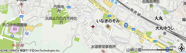 東京都稲城市大丸796周辺の地図