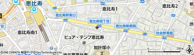 KANコルギセラピー 恵比寿店周辺の地図