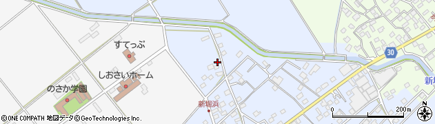 千葉県匝瑳市新堀周辺の地図