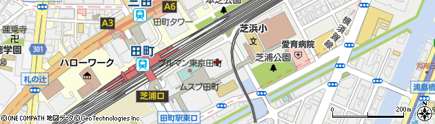 安田倉庫株式会社　本社周辺の地図