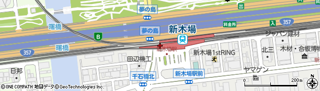 札幌ラーメン どさん子 新木場店周辺の地図
