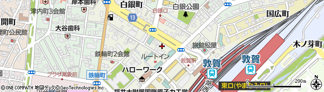 福井県敦賀市白銀町5周辺の地図