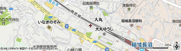 東京都稲城市大丸147周辺の地図