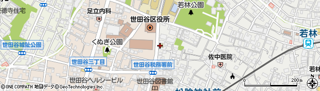 セブンイレブン世田谷区役所前店周辺の地図