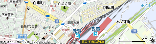 オリックスレンタカー敦賀駅前店周辺の地図