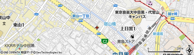 ファミリーマート小浦目黒青葉台店周辺の地図