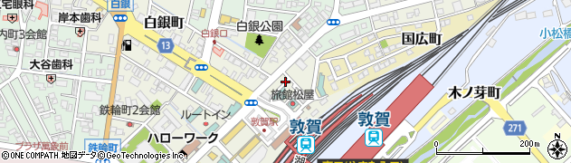 福井県敦賀市白銀町1周辺の地図