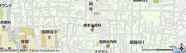 東京都世田谷区祖師谷3丁目37周辺の地図
