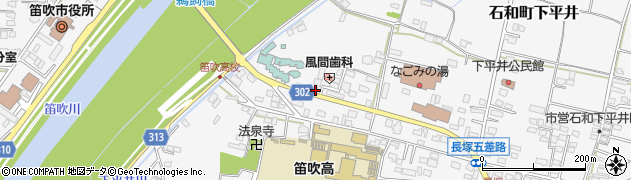 カムロ理容店周辺の地図