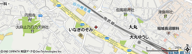 東京都稲城市大丸536周辺の地図