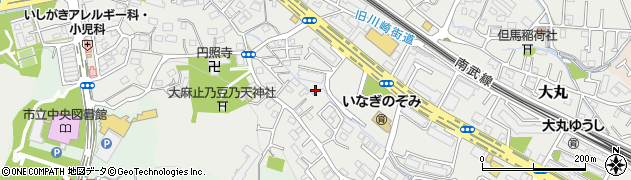 東京都稲城市大丸801周辺の地図