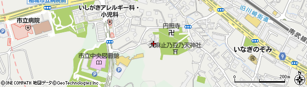 東京都稲城市大丸860周辺の地図