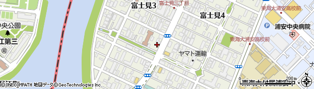 松屋 浦安富士見店周辺の地図