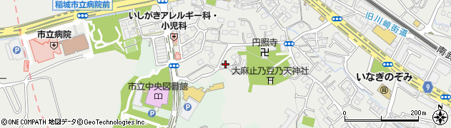 東京都稲城市大丸863周辺の地図