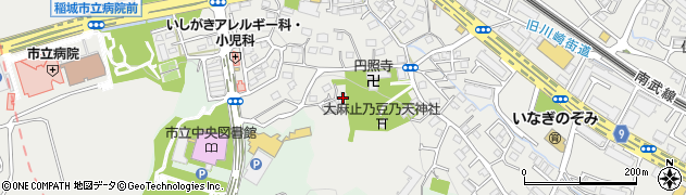 東京都稲城市大丸857周辺の地図