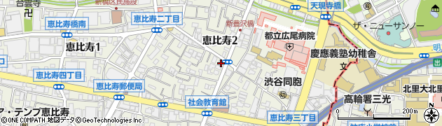 広尾女子学生会館周辺の地図