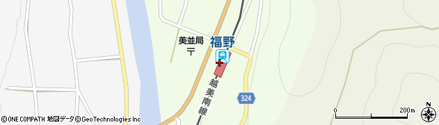 福野駅周辺の地図