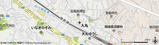 東京都稲城市大丸162周辺の地図