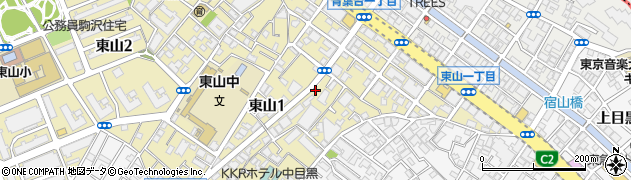 HIGASHI－YAMA Tokyo周辺の地図