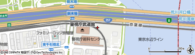 東京都江東区新木場4丁目1周辺の地図