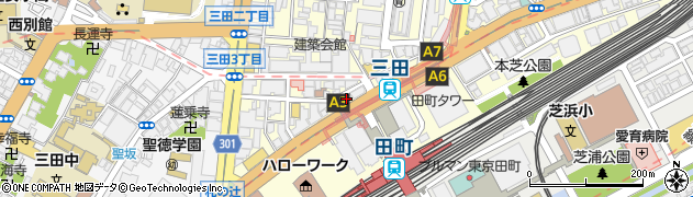 三井住友銀行田町駅前 ＡＴＭ周辺の地図