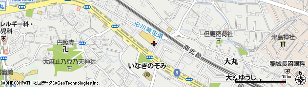東京都稲城市大丸535-2周辺の地図