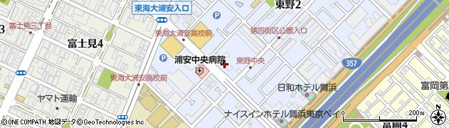 旭化成ホームズ株式会社浦安展示場周辺の地図