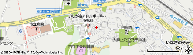 東京都稲城市大丸3021周辺の地図