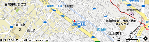 広州市場 中目黒店周辺の地図