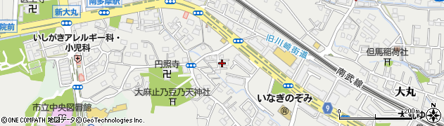 東京都稲城市大丸804周辺の地図