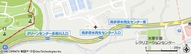 東京都稲城市大丸周辺の地図