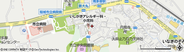 東京都稲城市大丸3014周辺の地図