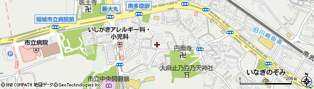 東京都稲城市大丸882周辺の地図