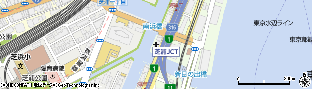 東京都港区海岸2丁目3周辺の地図