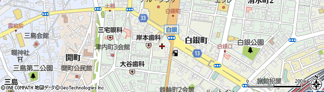 福井県敦賀市白銀町14周辺の地図