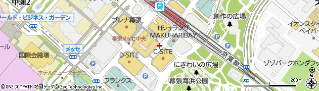 三井アウトレットパーク　幕張周辺の地図