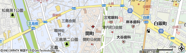 ビジネスホテル水仙周辺の地図