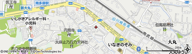 東京都稲城市大丸614周辺の地図