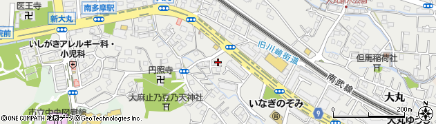 東京都稲城市大丸613周辺の地図