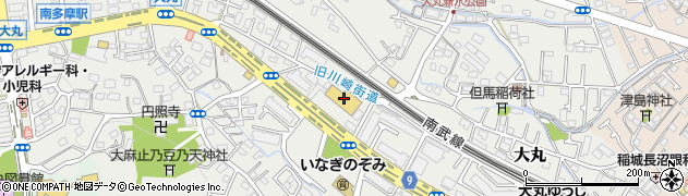 東京都稲城市大丸542周辺の地図