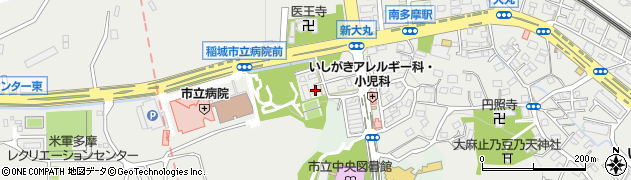 東京都稲城市大丸1106周辺の地図