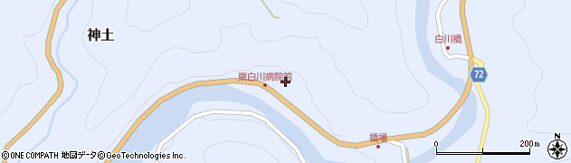 東白川村役場　保健福祉センター周辺の地図