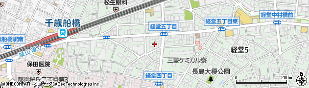 東京都世田谷区経堂4丁目11周辺の地図