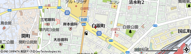 福井県敦賀市白銀町7-17周辺の地図