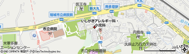 東京都稲城市大丸1070-6周辺の地図