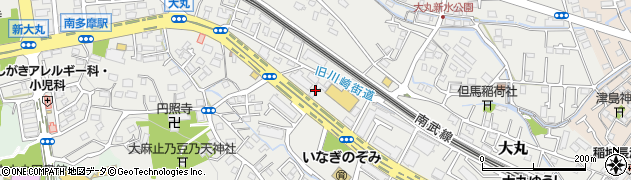東京都稲城市大丸528周辺の地図