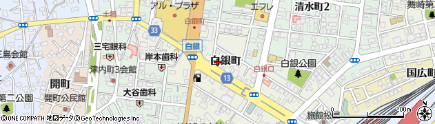 福井県敦賀市白銀町7-18周辺の地図