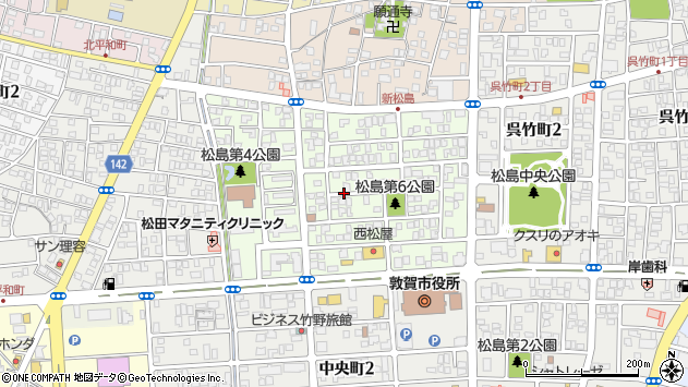 〒914-0803 福井県敦賀市新松島町の地図