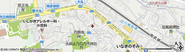 東京都稲城市大丸808周辺の地図
