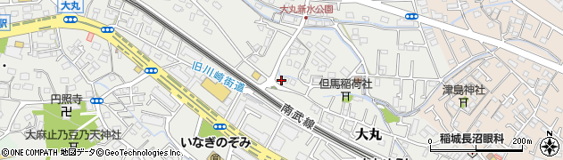 東京都稲城市大丸463周辺の地図